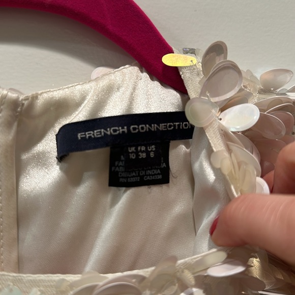 French connection all sequin and feather dress size 6 - true size small - Picture 3 of 6